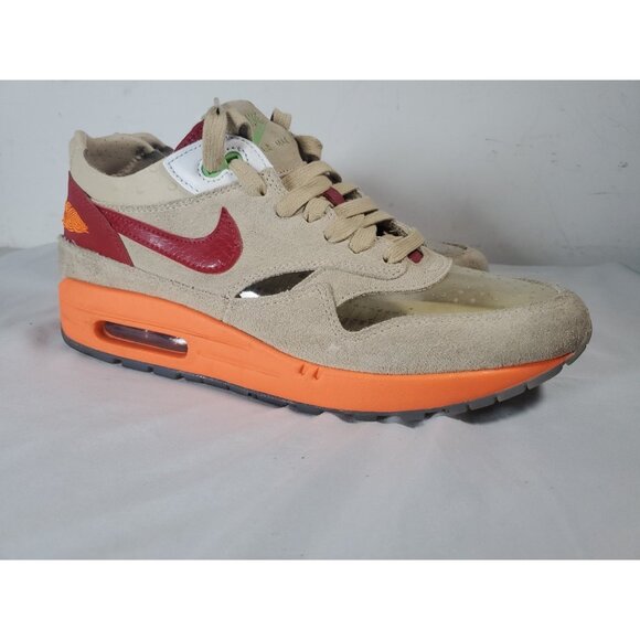 Nike x CLOT Air Max 1 2021 Kiss Of Death Size 9.5 DD1870-100 - Picture 10 of 16